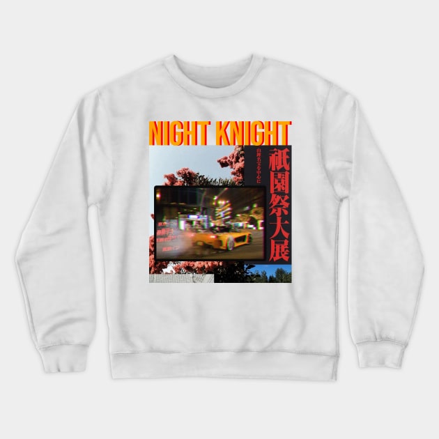 Night Knight Drift Veilside RX7 Crewneck Sweatshirt by gtr